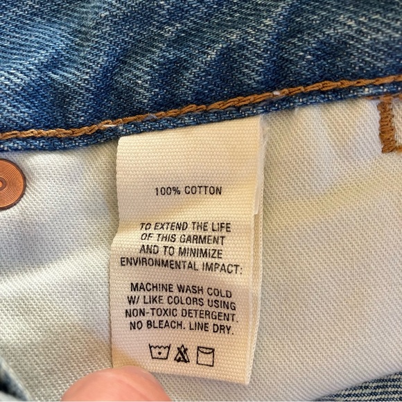 NWT Alex Mill Carla High Rise Straight Jeans (Vintage Light Wash) - Picture 13 of 14